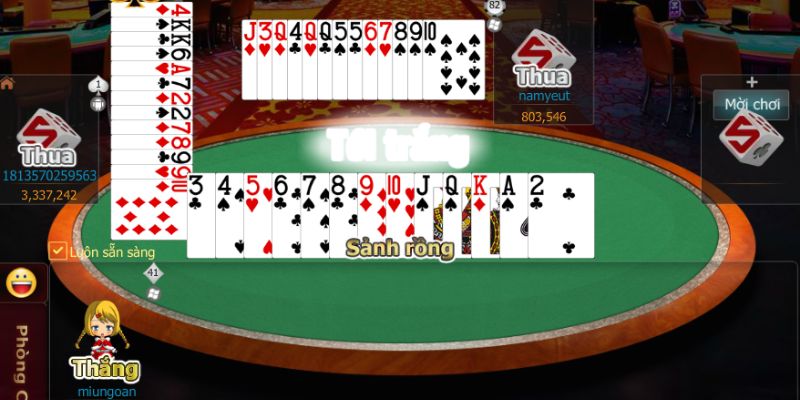 Luật chơi chi tiết trong game bài tiến lên miền nam